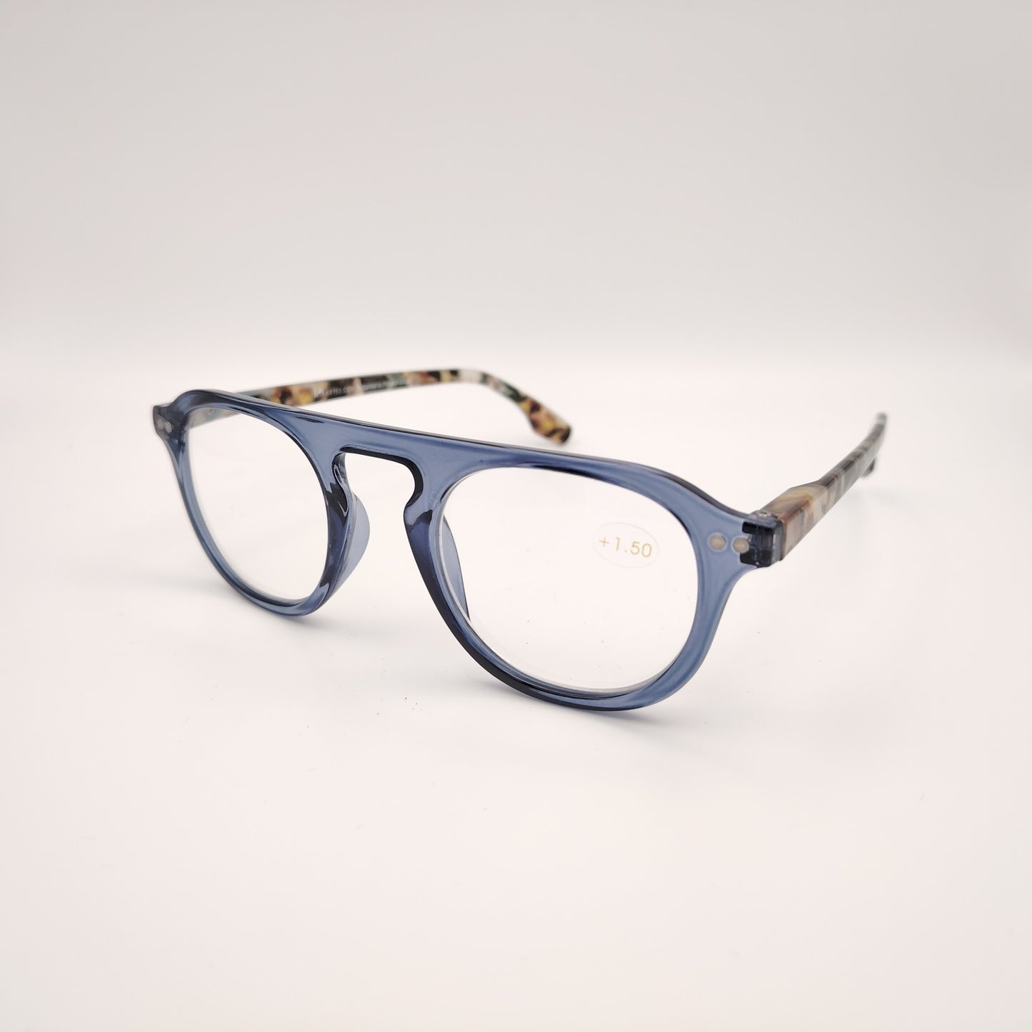gafas de presbicia k eyes k34 color lilas con forma aviador en lila translúcido