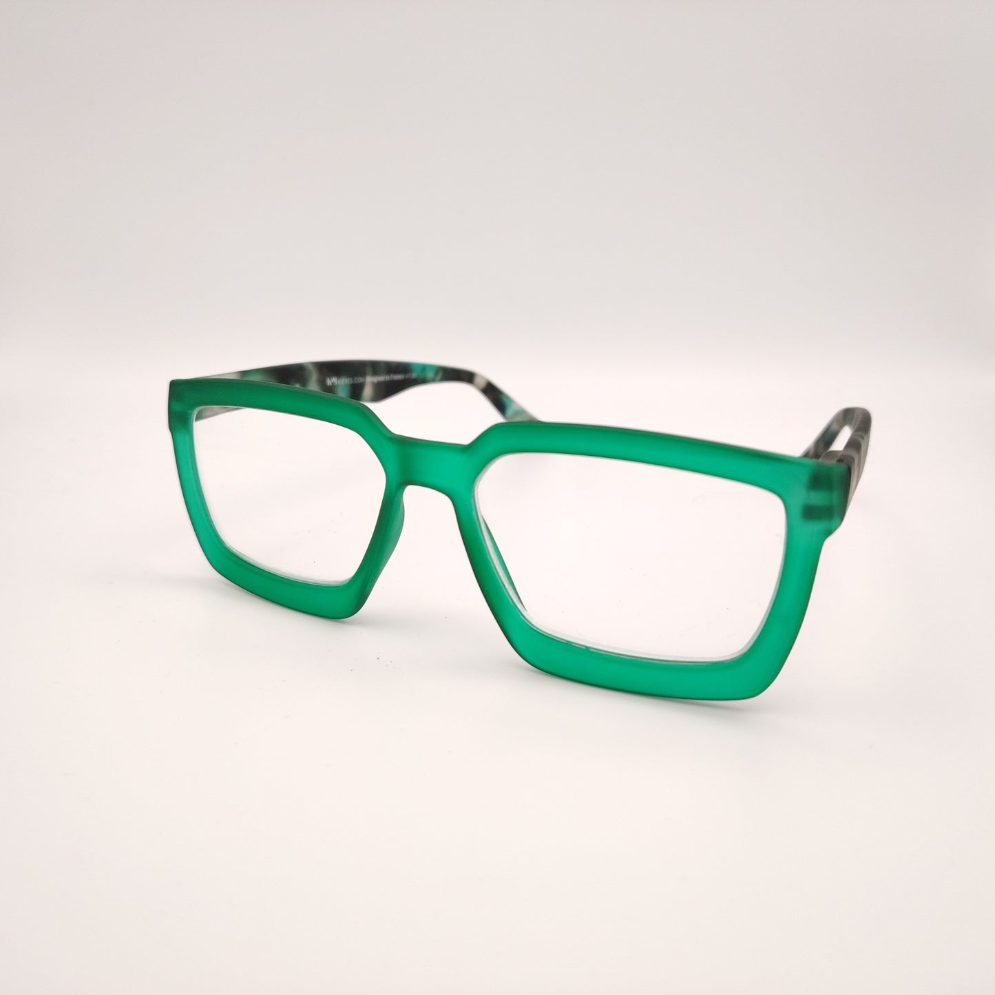 gafas premontadas para presbicia modelo k eyes k41 jungle con montura geométrica en acetato verde mate